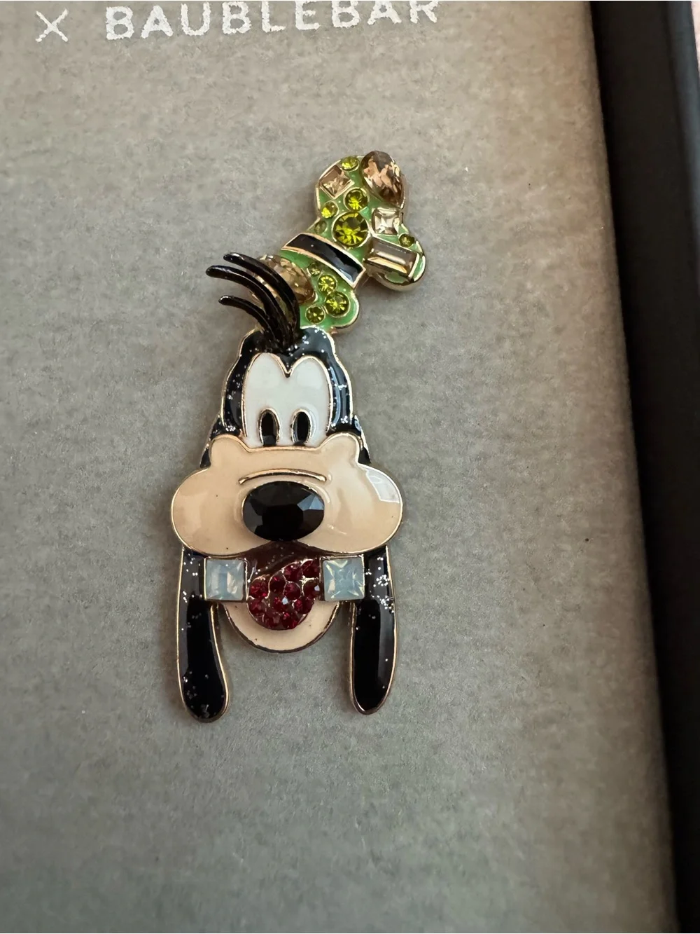 Disney x BaubleBar Goofy Statement Stud Earrings NIB